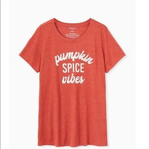 🎃NWT torrid pumpkin spice vibes T-shirt🎃